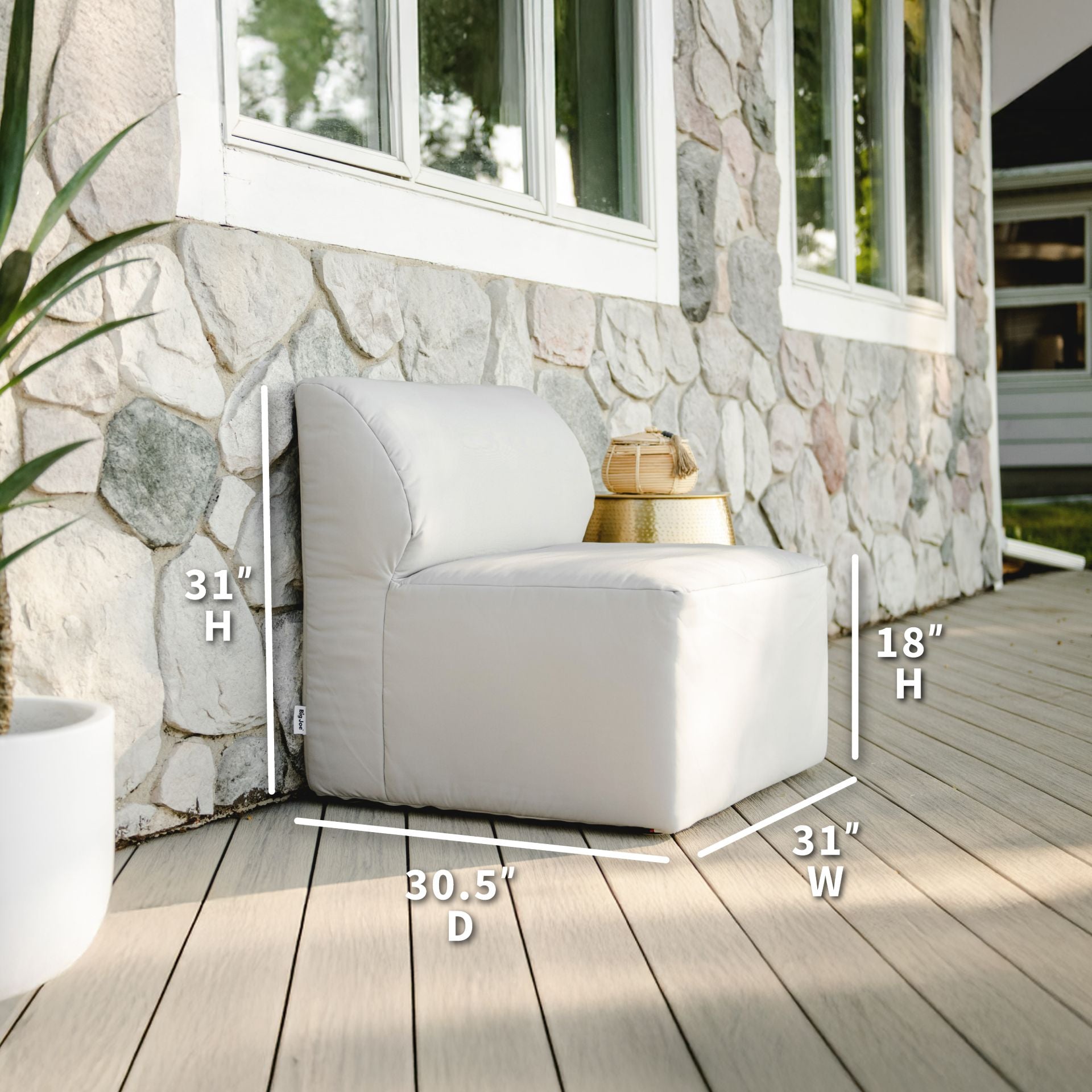 Patio Armless Chair
