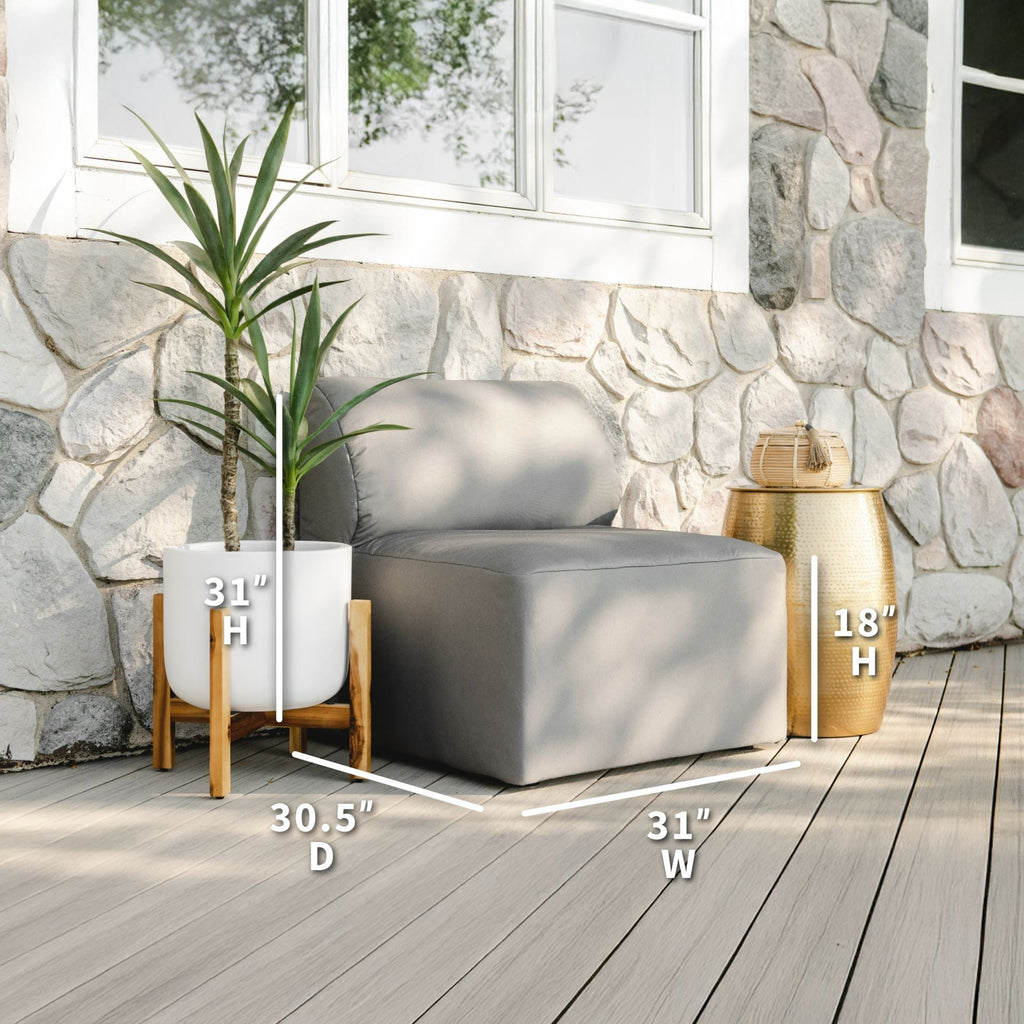 Patio Armless Chair