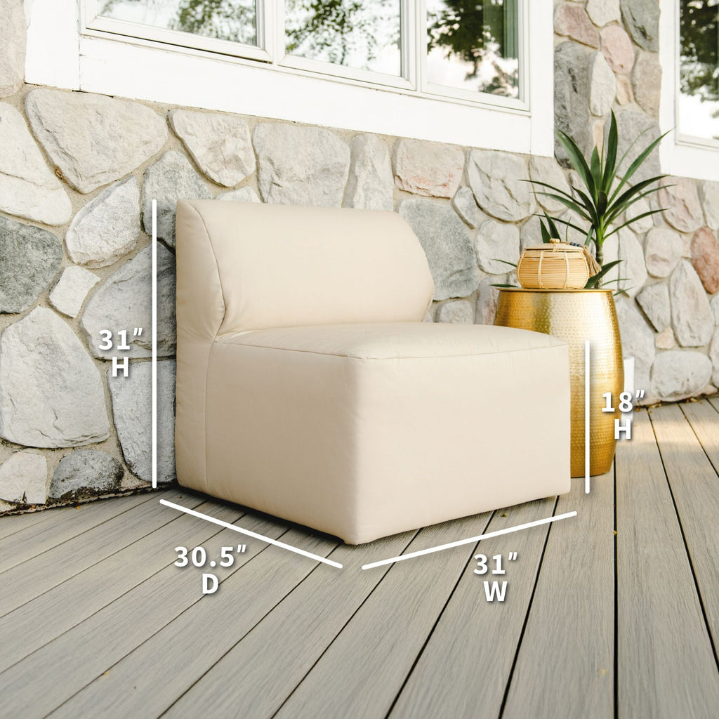 Patio Armless Chair