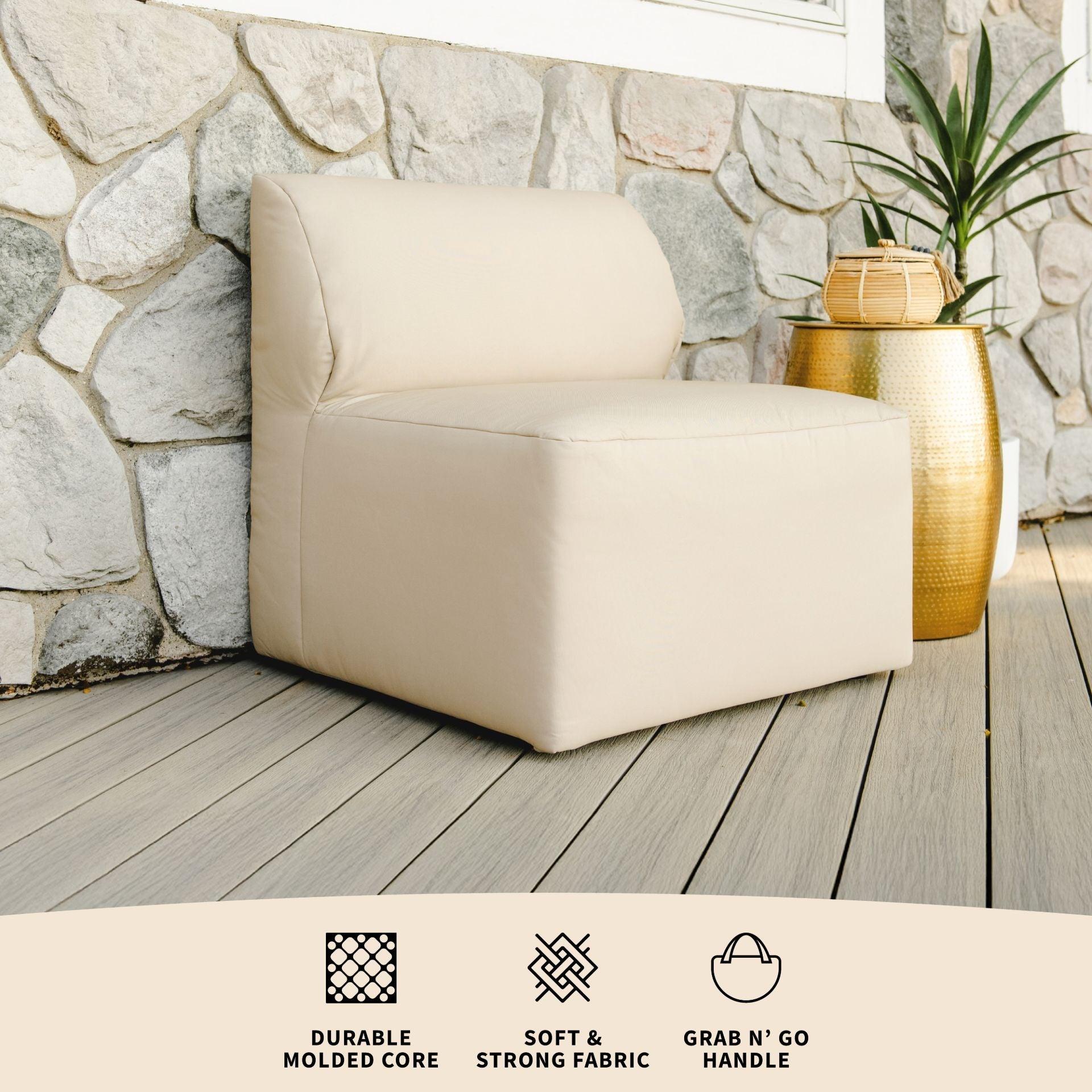 Patio Armless Chair