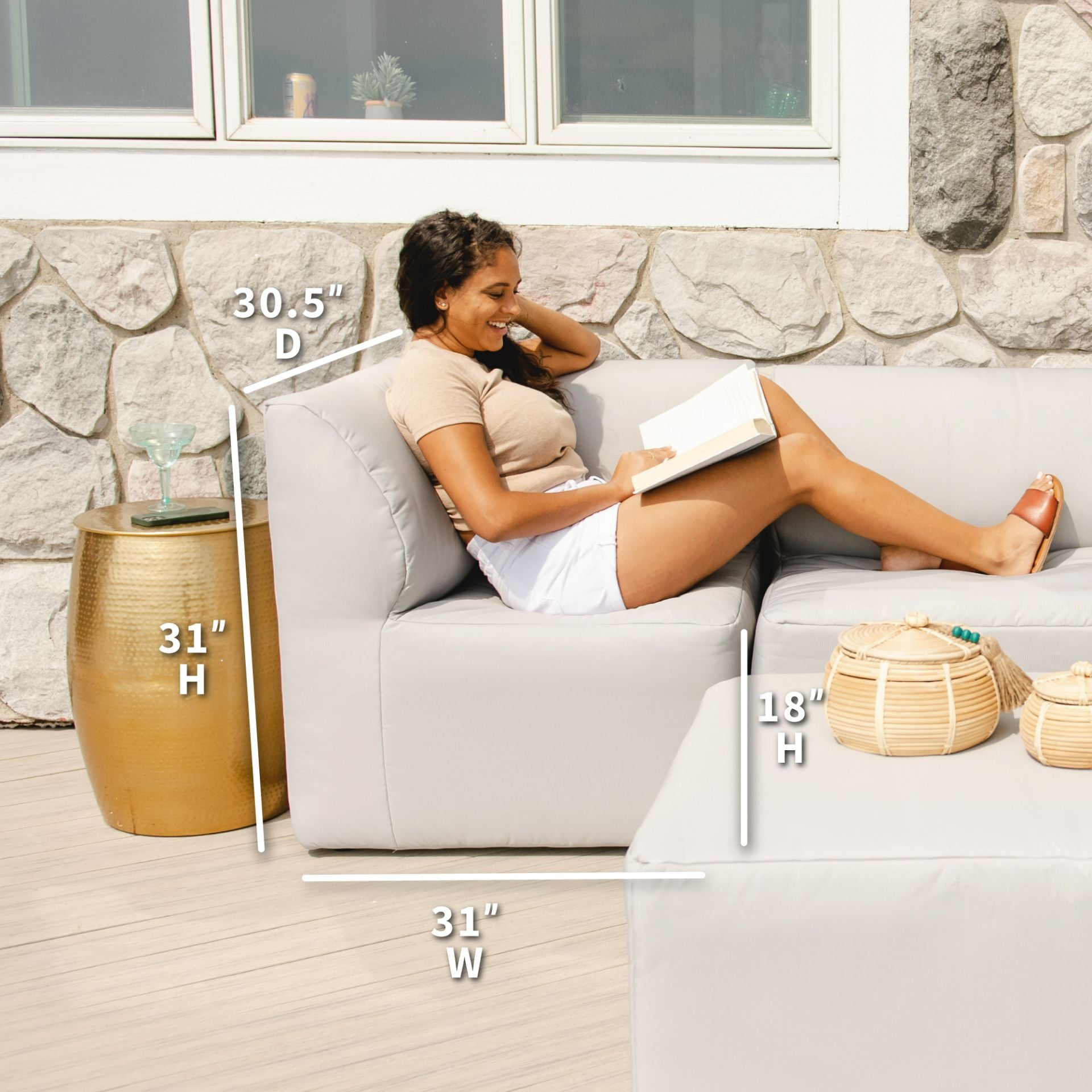 Patio Corner Chair