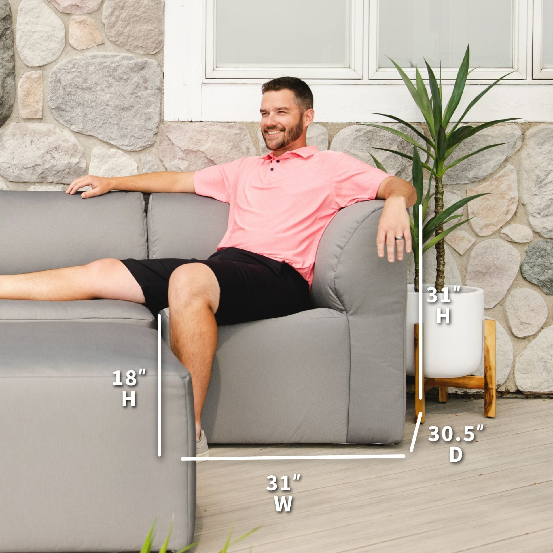 Patio Corner Chair