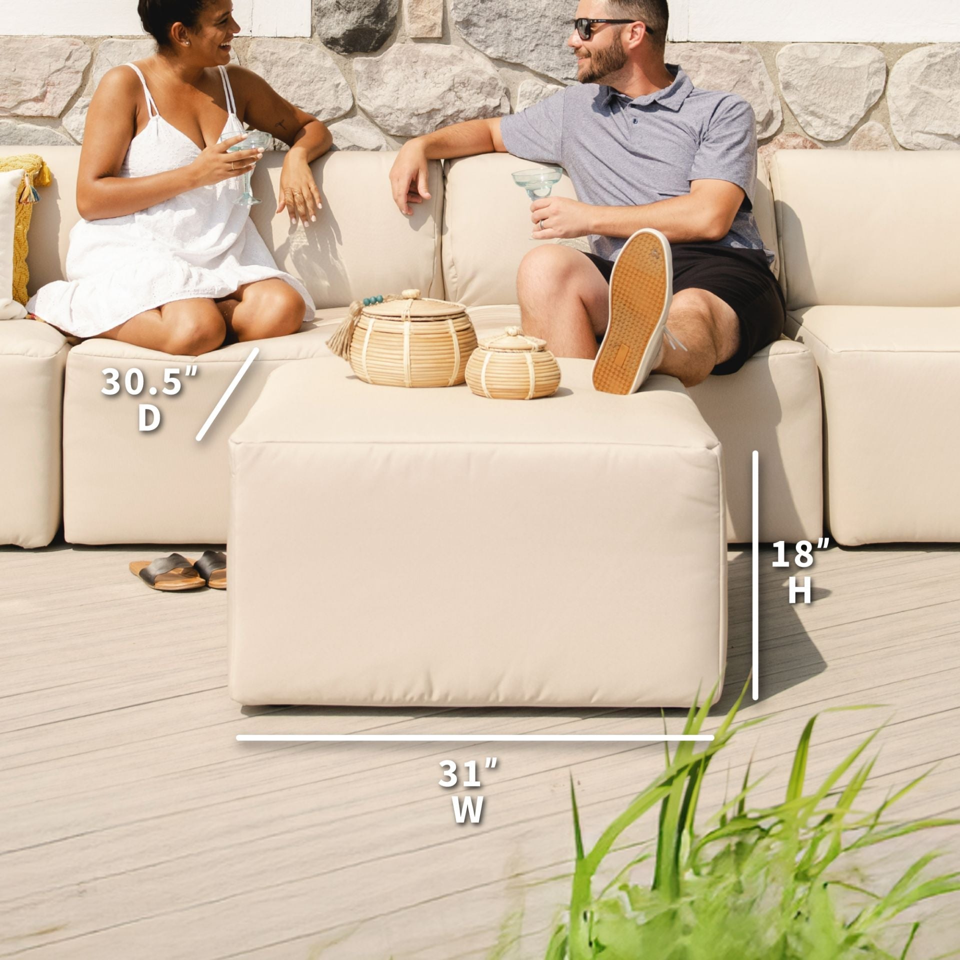 Patio Ottoman