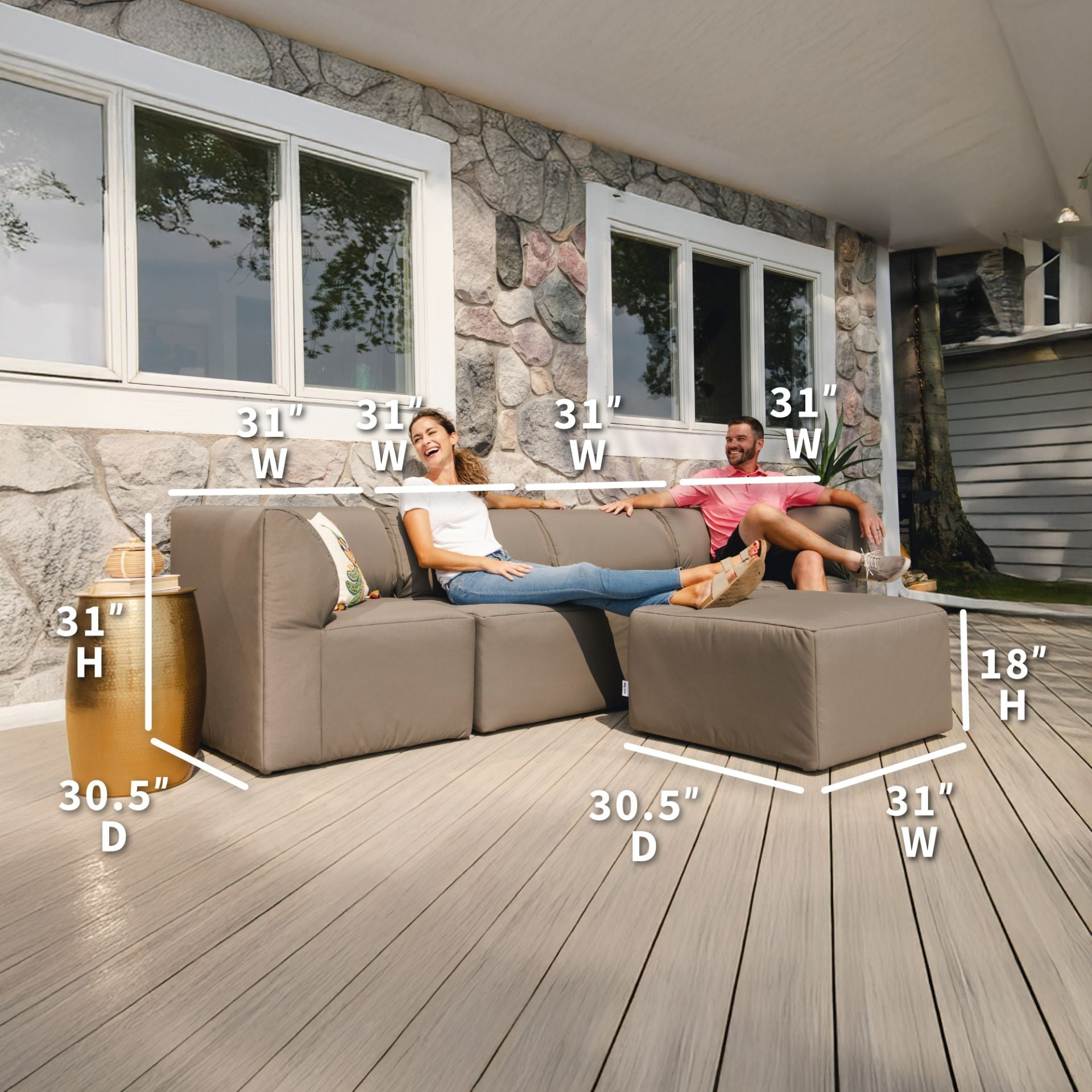 Patio 5pc Sectional