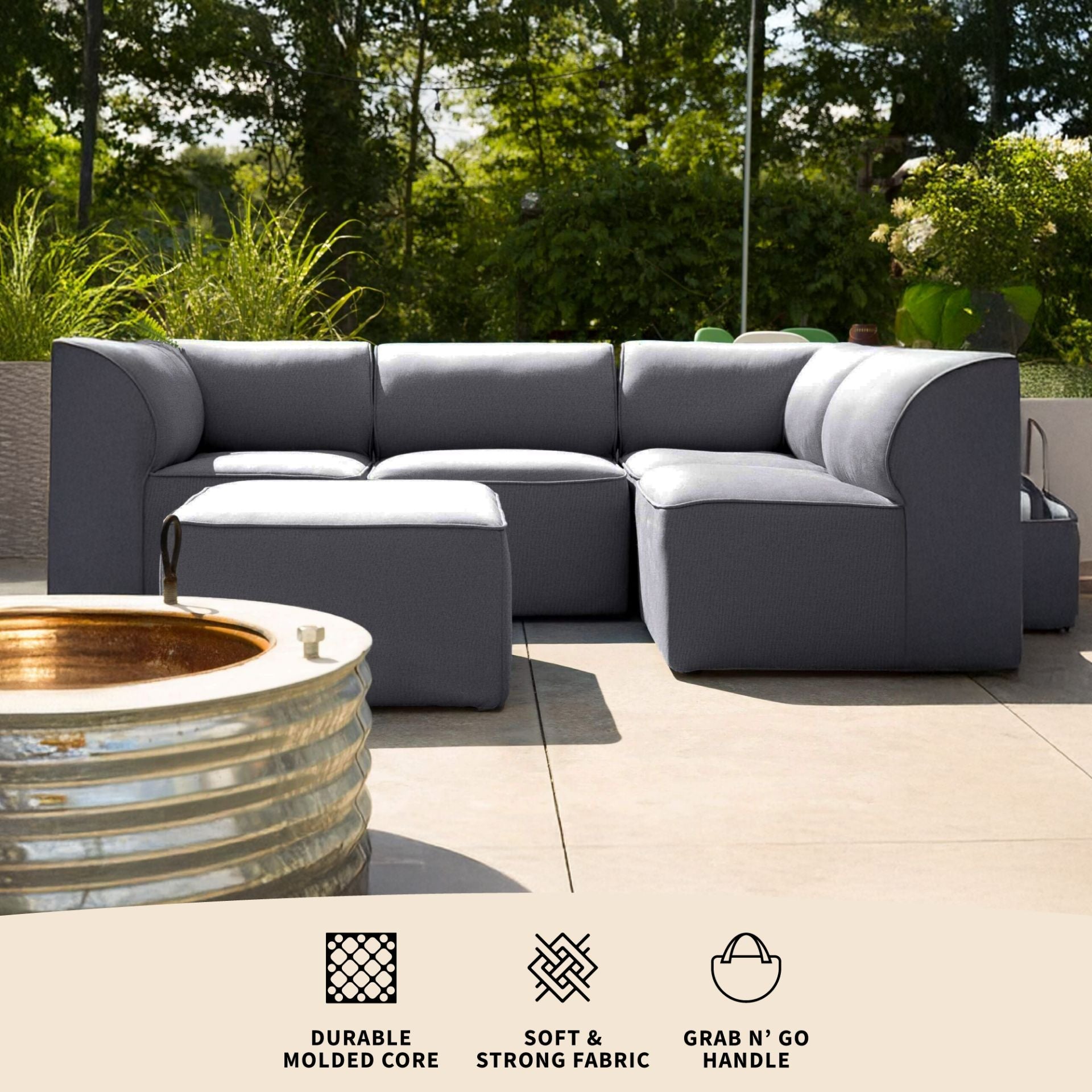 Patio 5pc Sectional