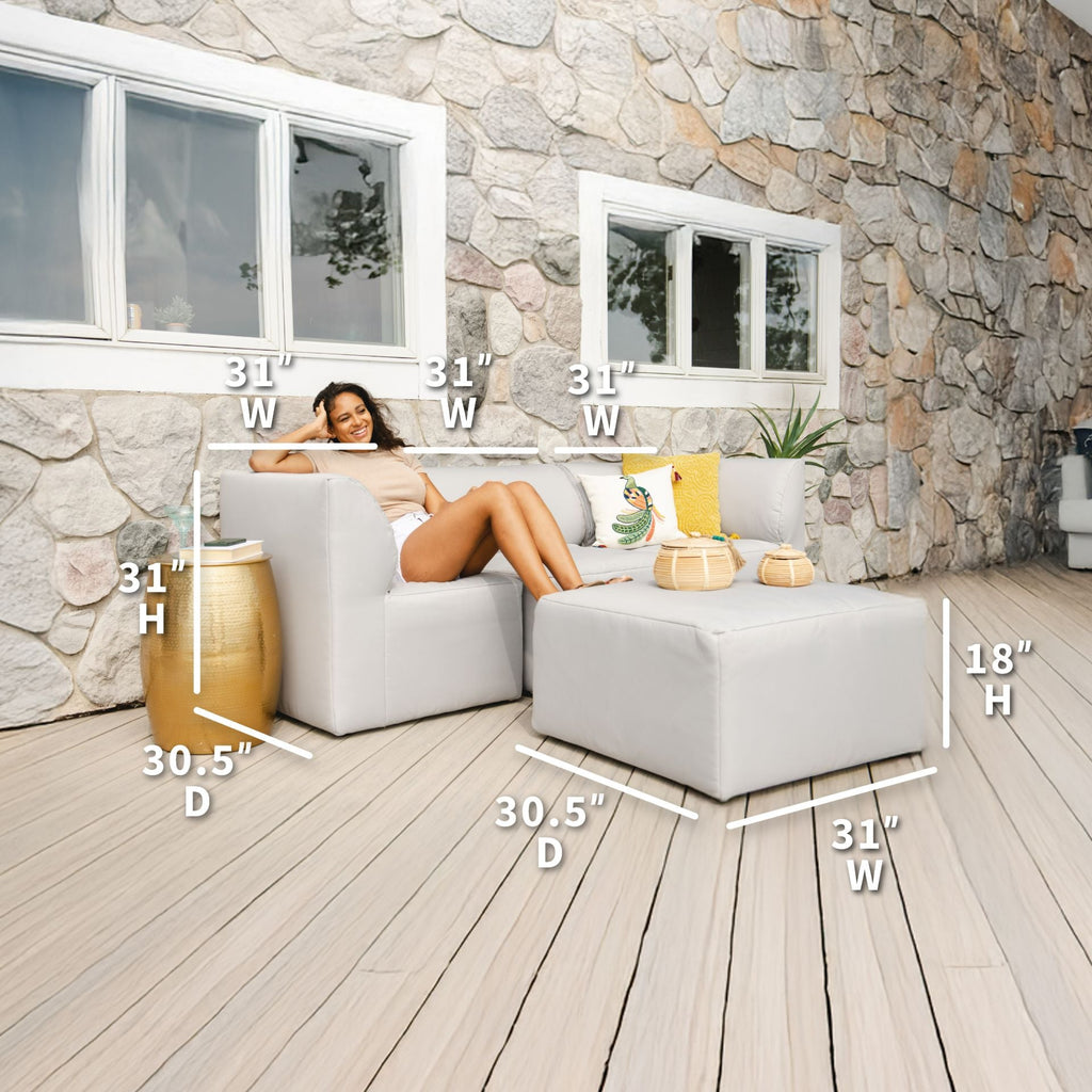 Patio 4pc Sectional