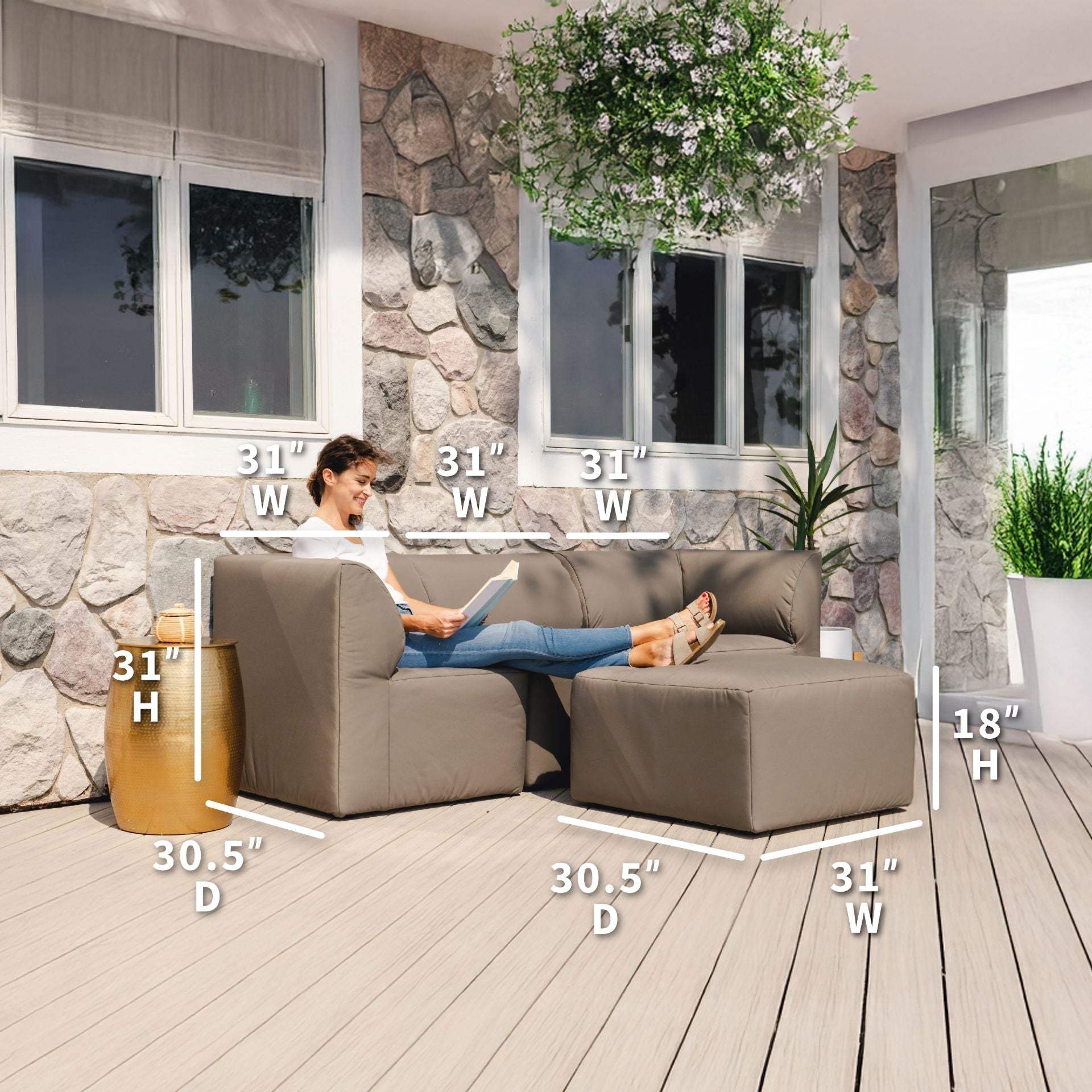 Patio 4pc Sectional