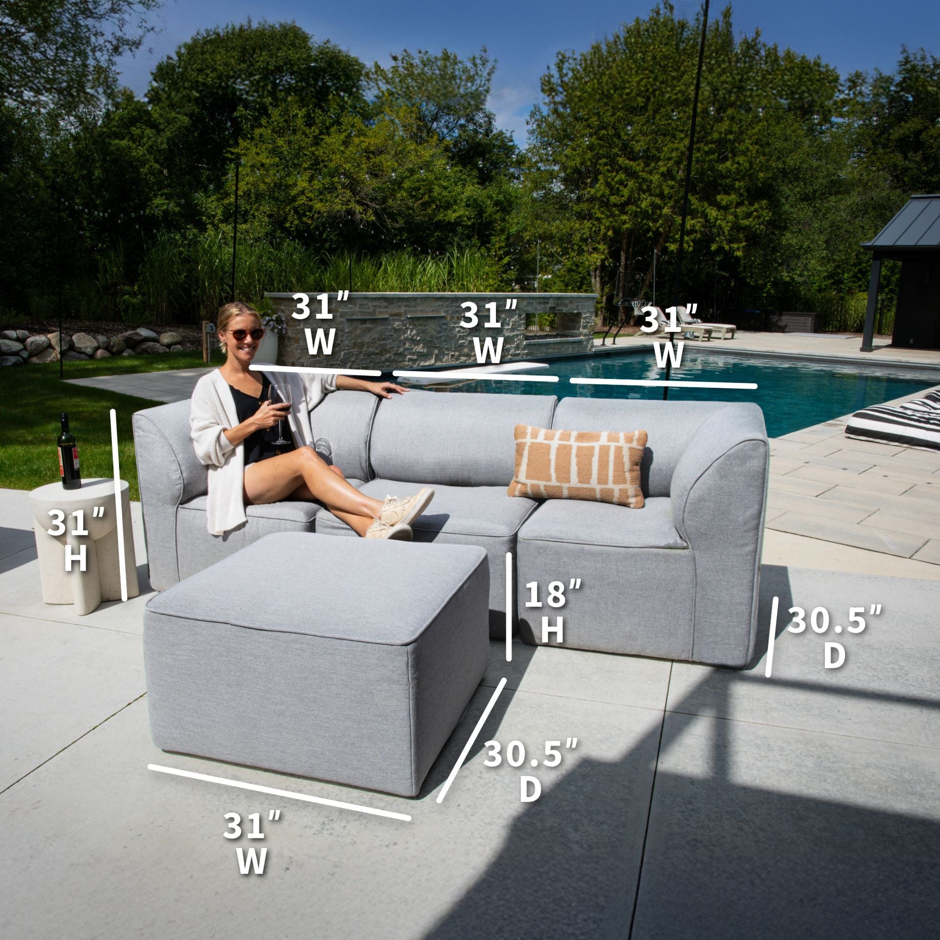 Patio 4pc Sectional