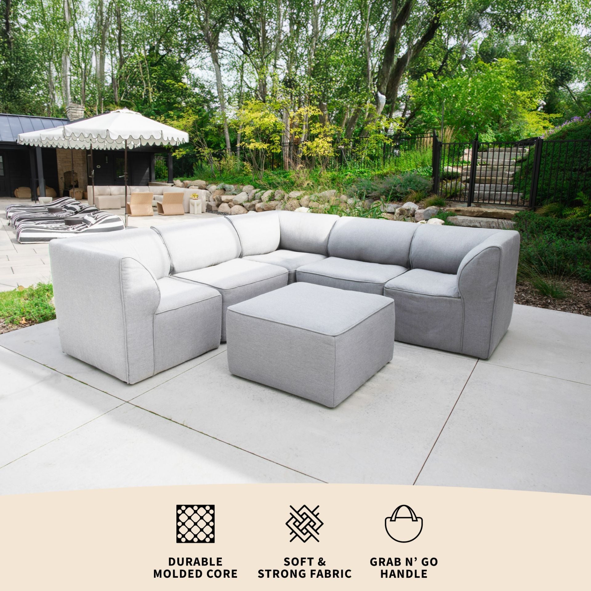 Patio 6pc Sectional