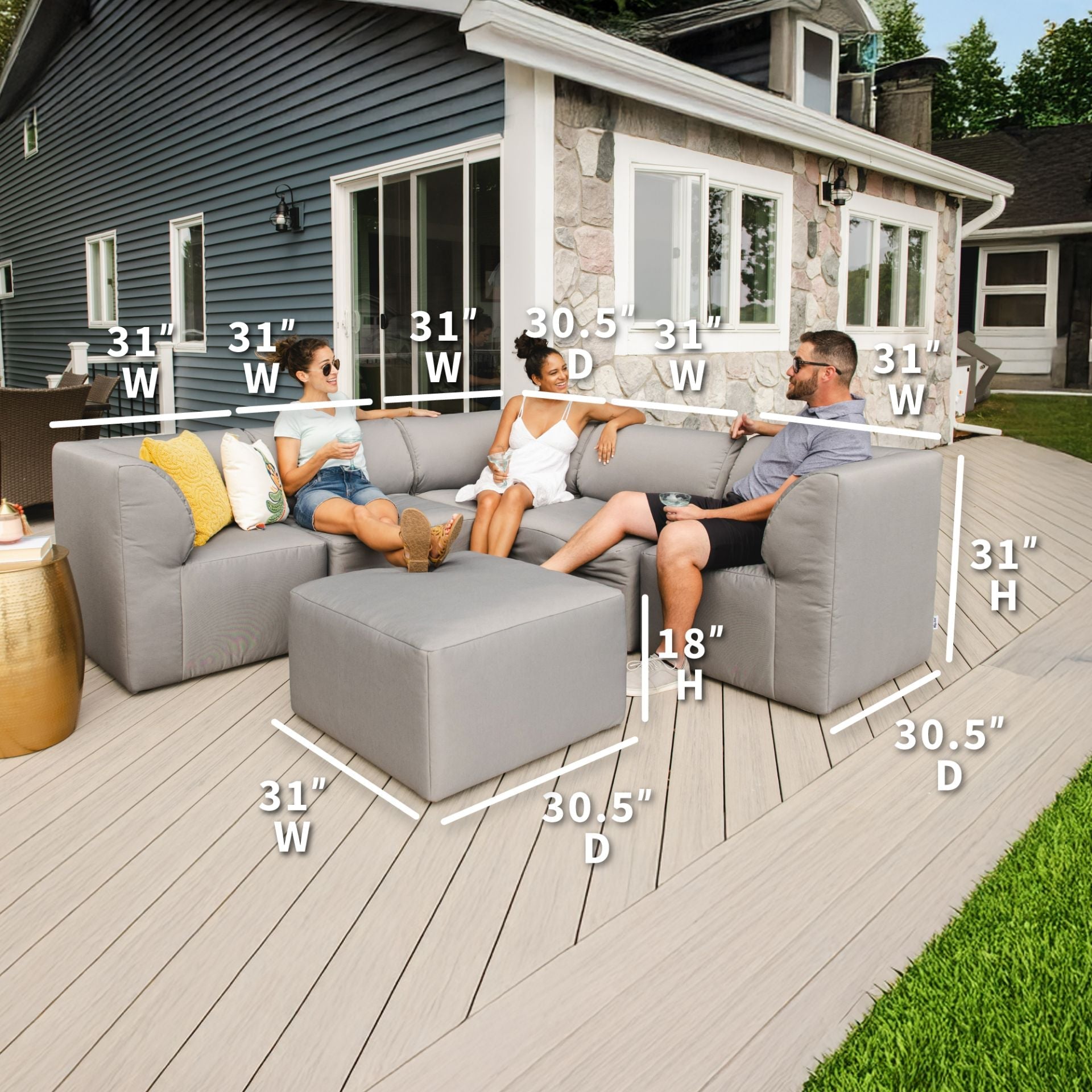 Patio 6pc Sectional