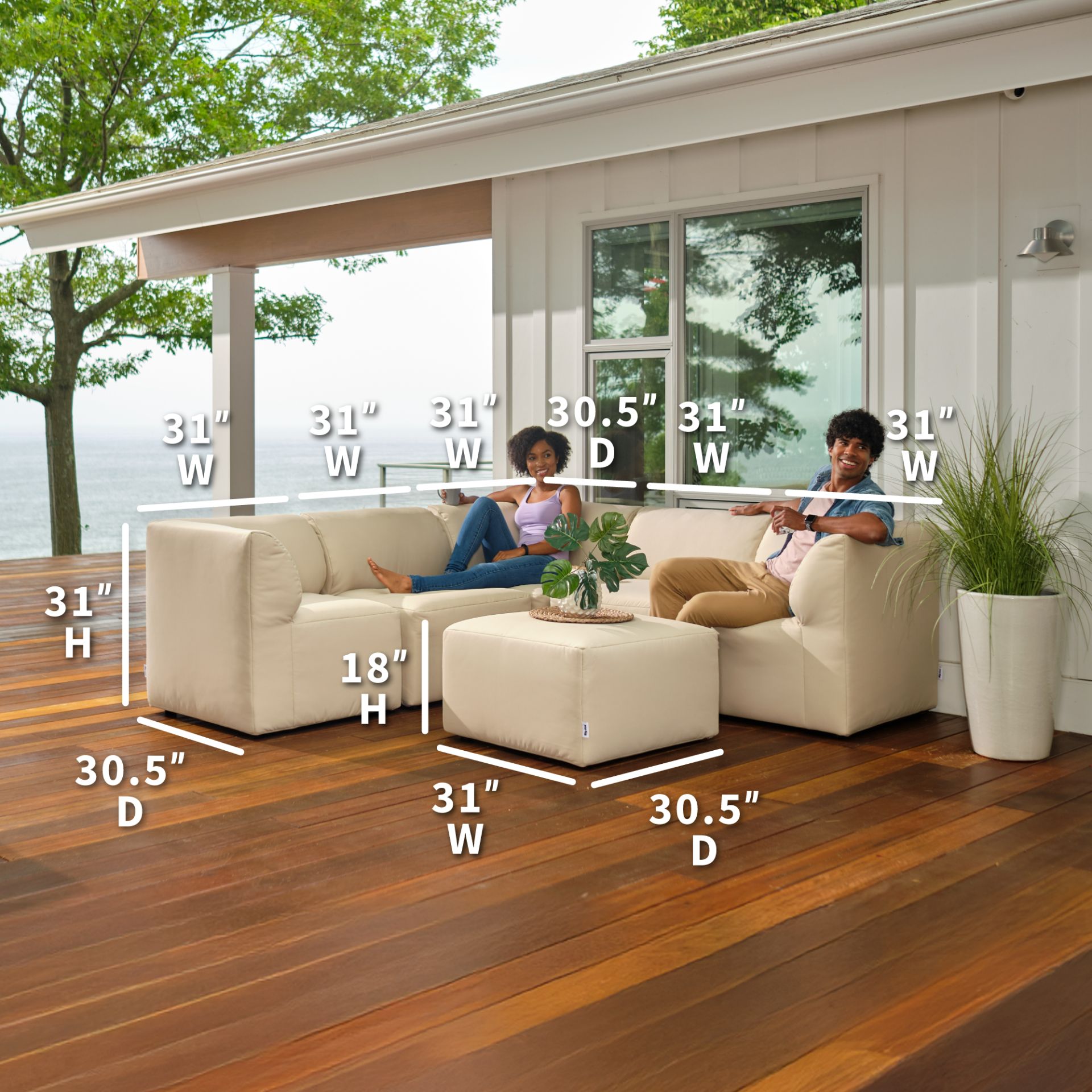 Patio 6pc Sectional