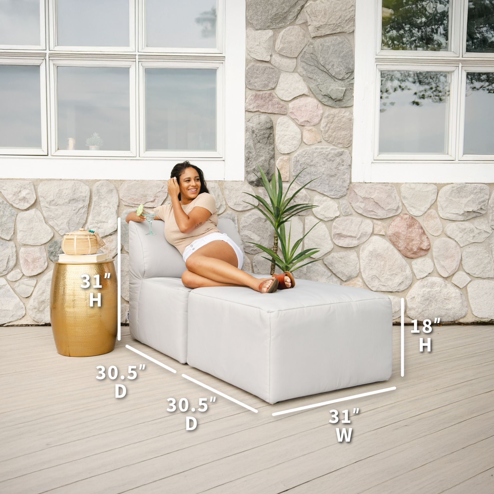 Patio 2pc Sectional