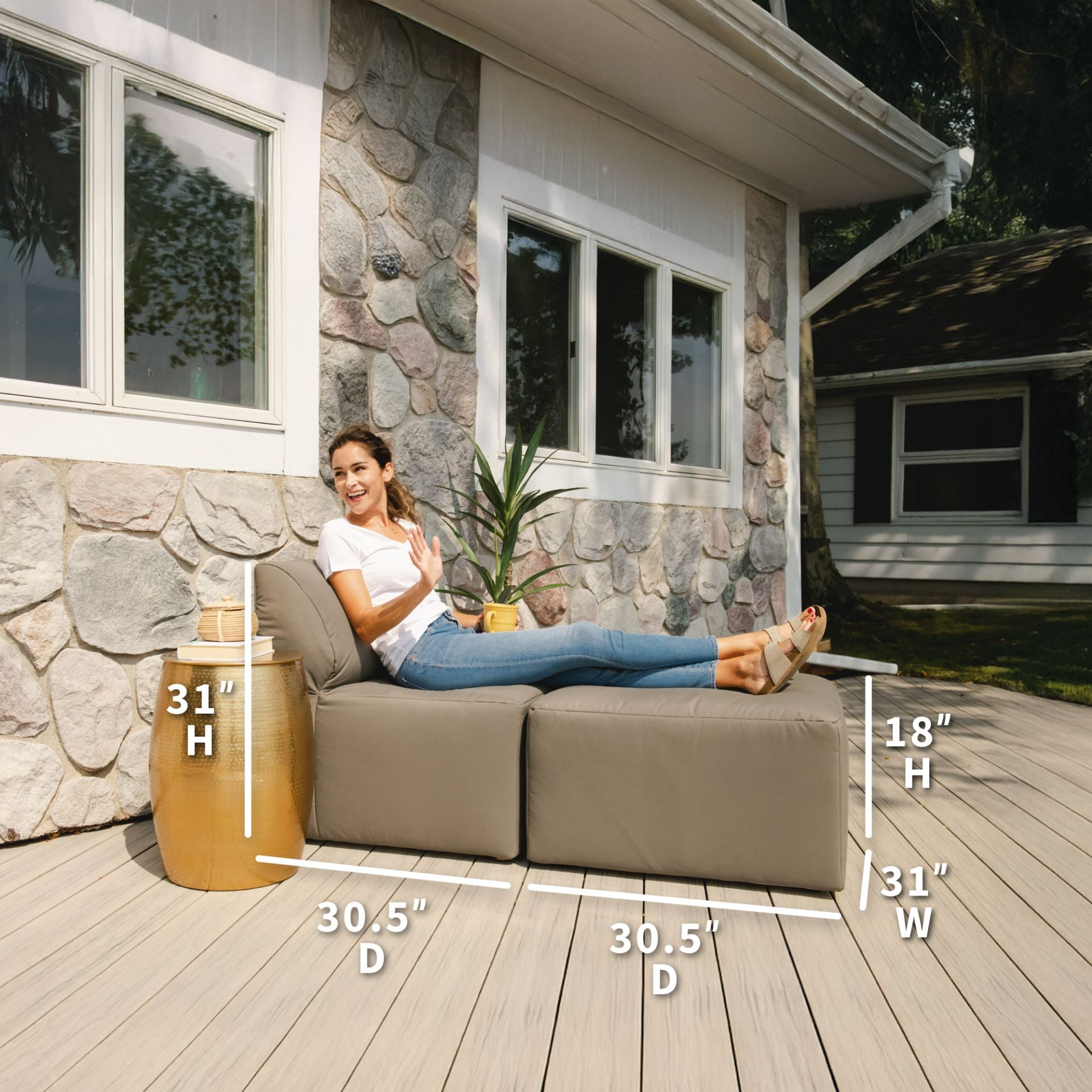 Patio 2pc Sectional