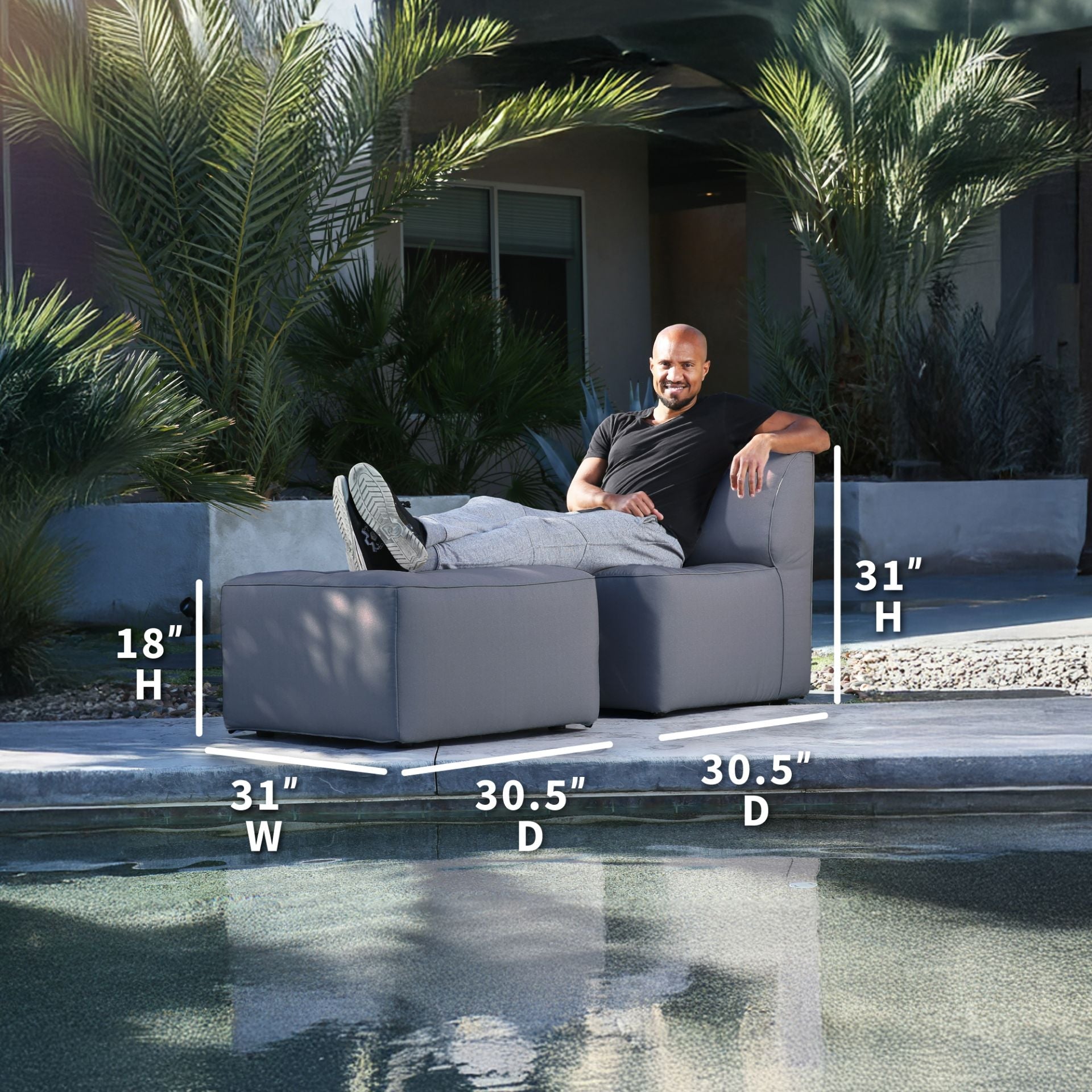 Patio 2pc Sectional