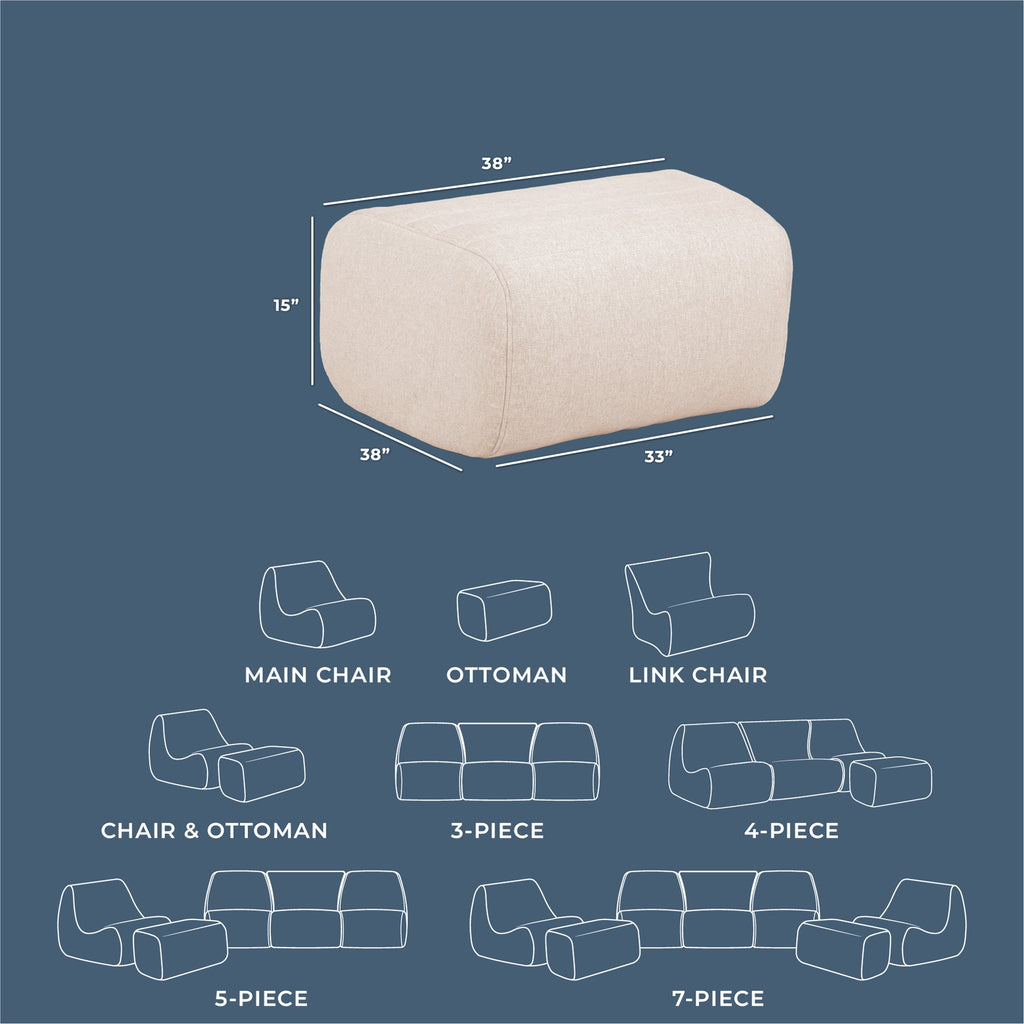 Solvana™ Outdoor Ottoman