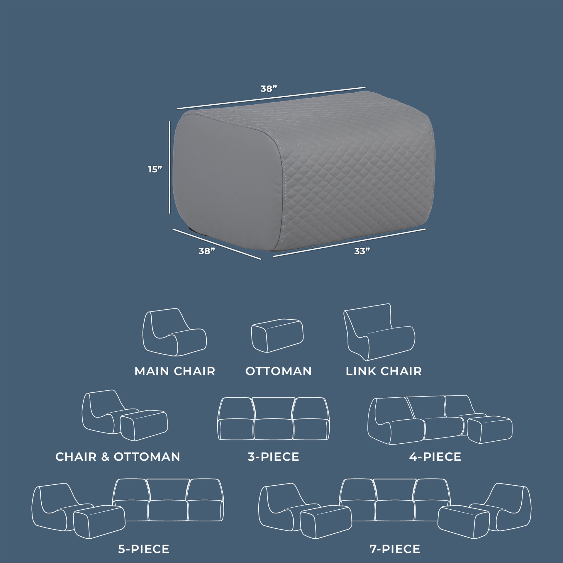 Solvana™ Outdoor Ottoman
