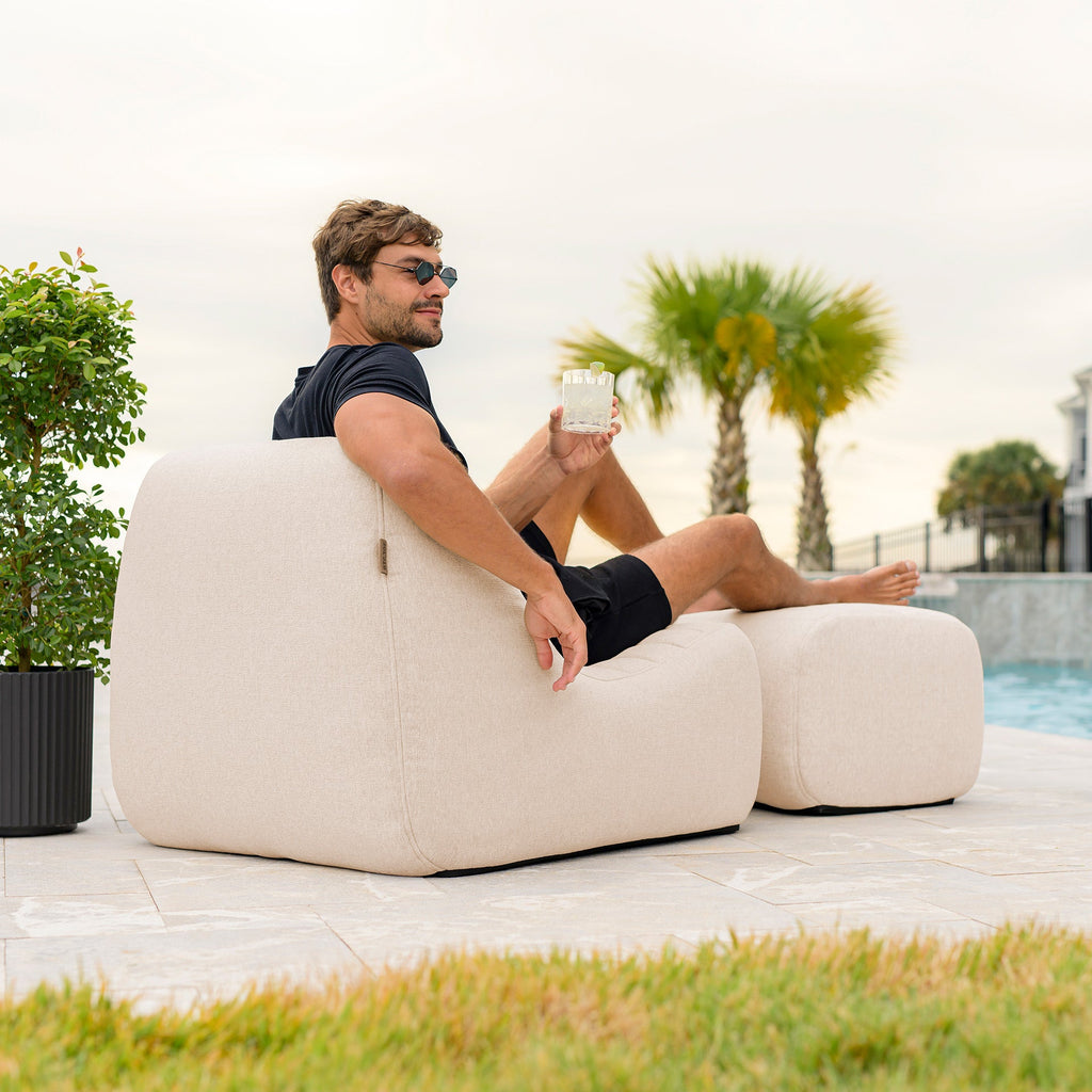 Solvana™ Outdoor Chair and Ottoman Set