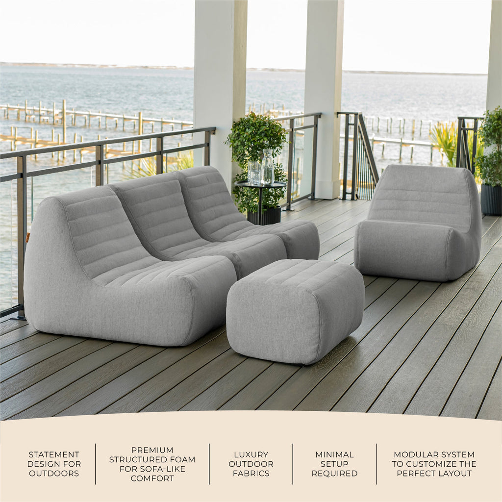 Solvana™ 5 Piece Outdoor Sectional Sofa
