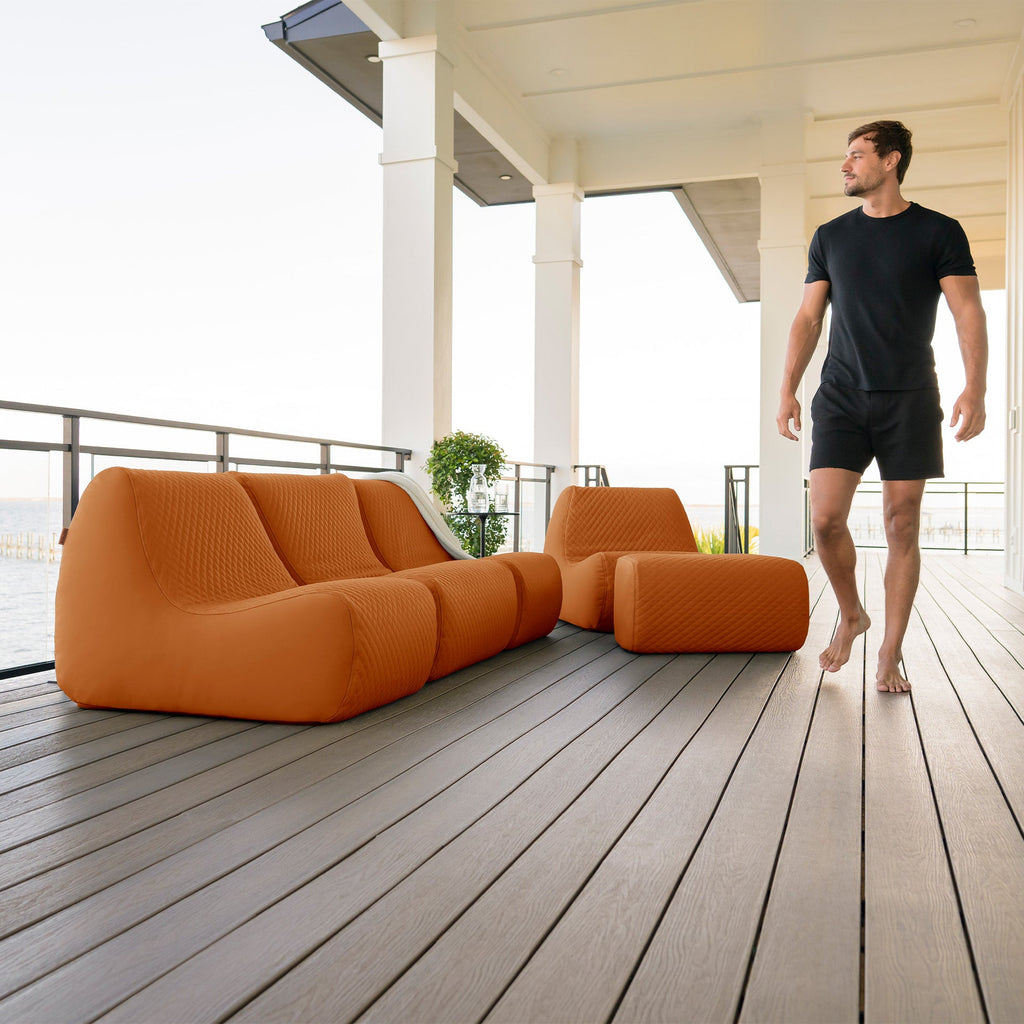 Solvana™ 5 Piece Outdoor Sectional Sofa