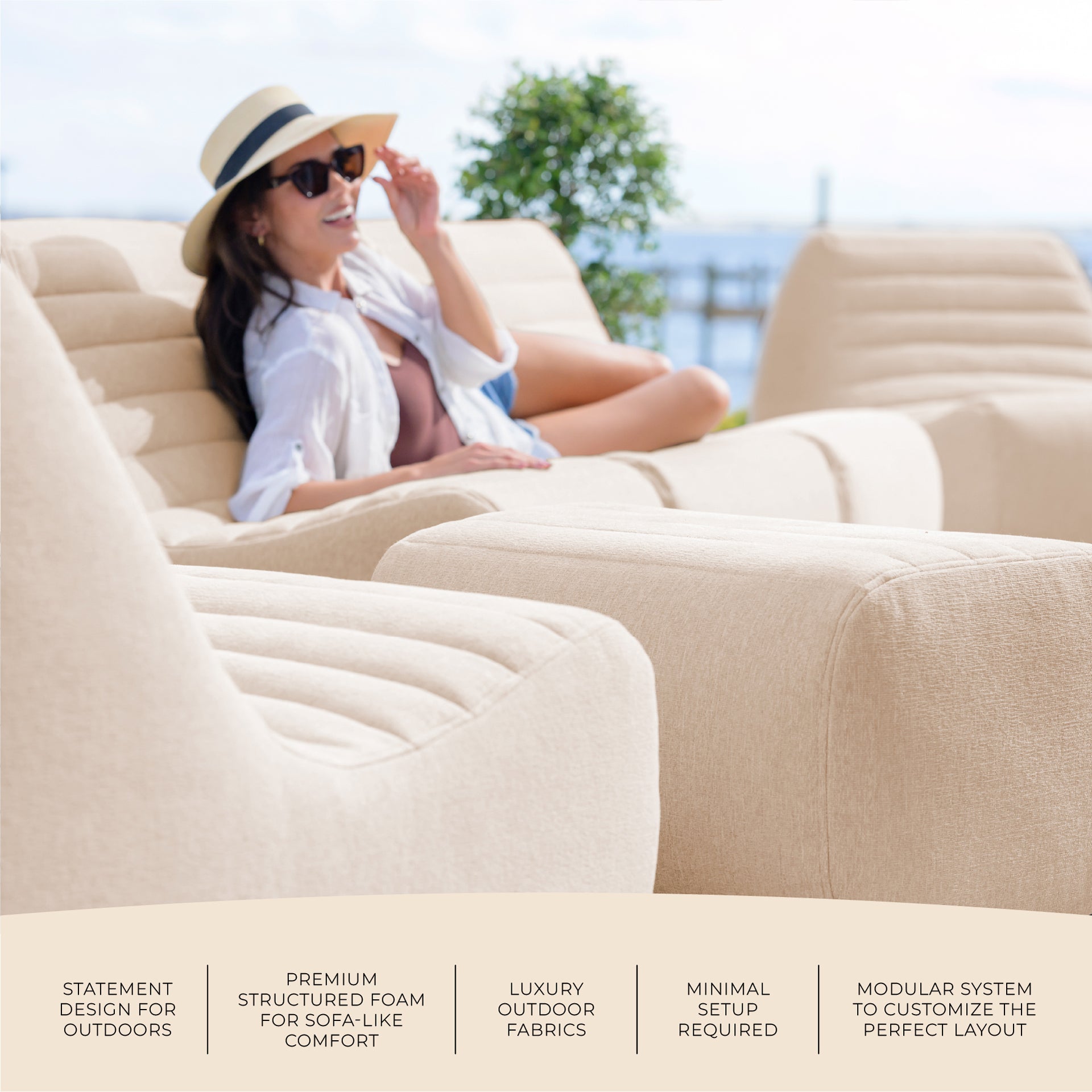 Solvana™ 7 Piece Outdoor Sectional