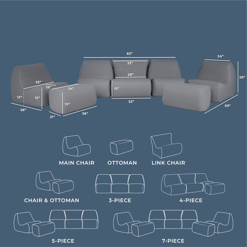 Solvana™ 7 Piece Outdoor Sectional