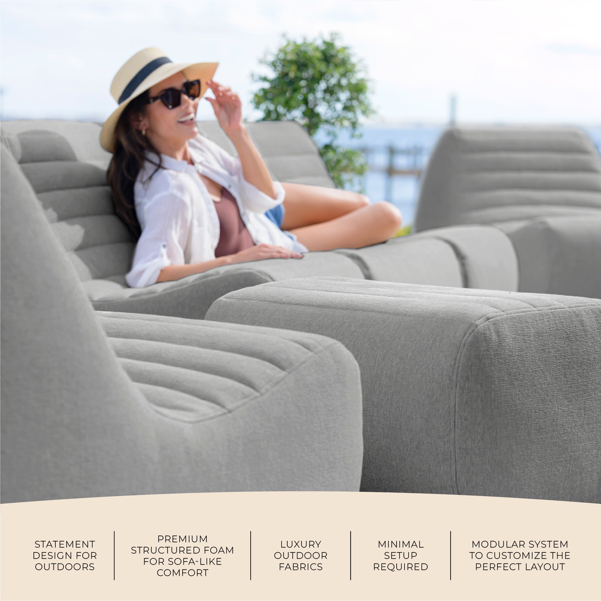 Solvana™ 7 Piece Outdoor Sectional